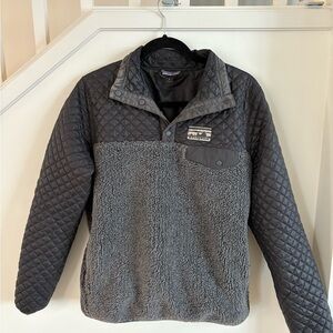 Patagonia Mixed Snap-T Pullover Fleece Women Small puff coat jacket